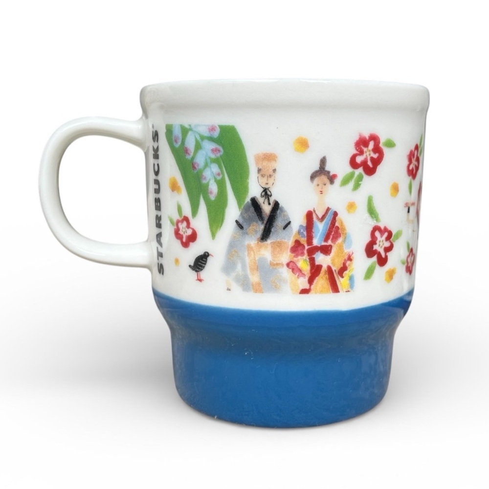 Starbucks Japan Geography Series Mug with Blue Base - Picture 3 of 9